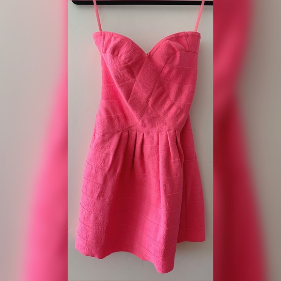 bright pink sundress
